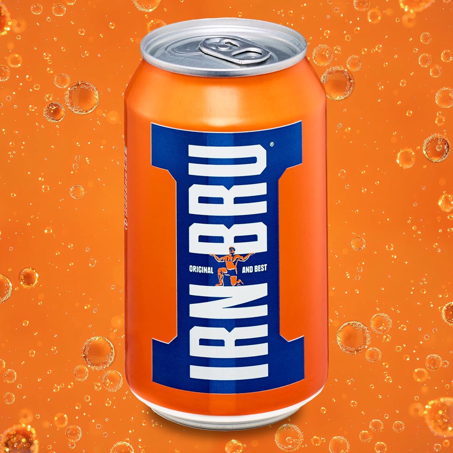 IRN-BRU Regular, 24 Pack Iconic Flavoured Fizzy Drinks Multipack Cans - 24 x 330ml Cans