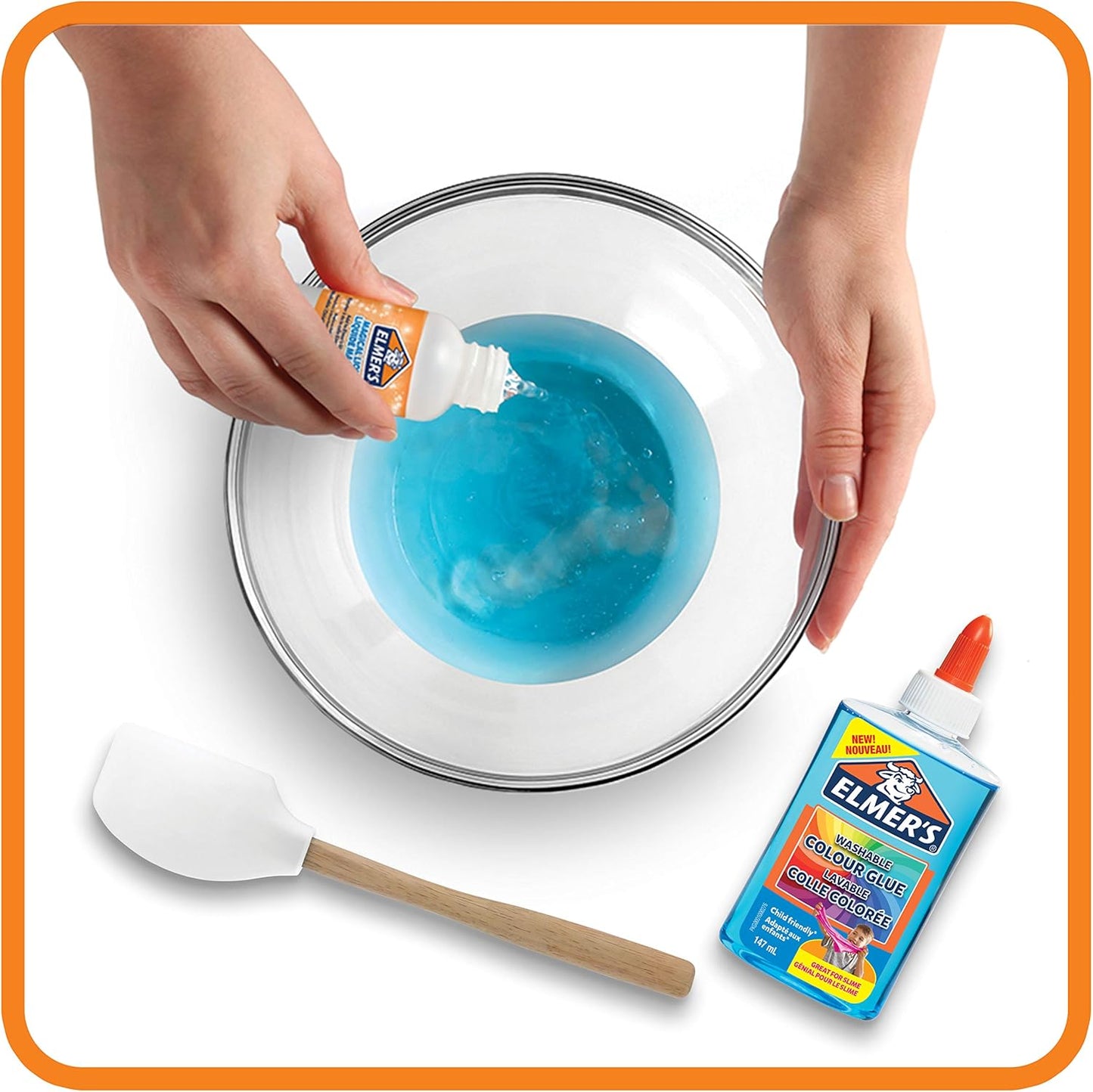 Elmer’s Magical Liquid Slime Activator Solution | Makes up to 4 Slime Batches (259ml) | Washable & Kid Friendly | Great for Making Slime