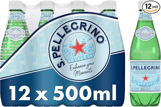 San Pellegrino Sparkling Natural Mineral Water 12x500ml