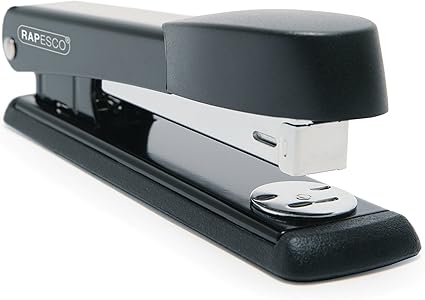 Rapesco 1471 Germ-Savvy Antibacterial, Marlin Stapler, R4 Staple Remover & 5000 26/6 mm Staples, Black