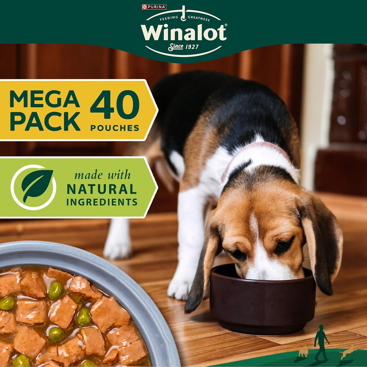 Winalot Dog Food, Mixed in Jelly, 40 x 100g