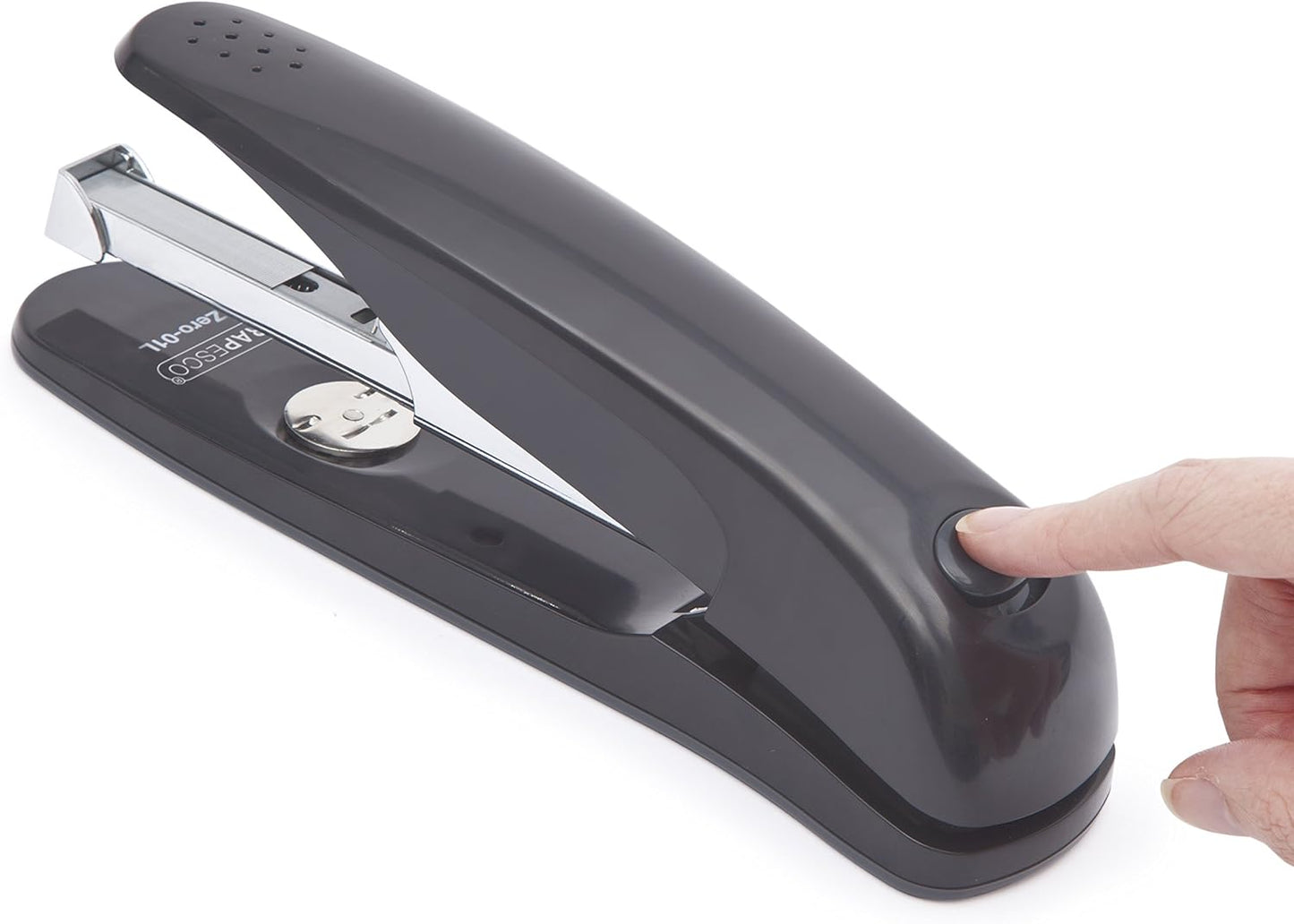 Rapesco 0432 ECO Zero-01L Stapler, 50 Sheet Capacity, Black