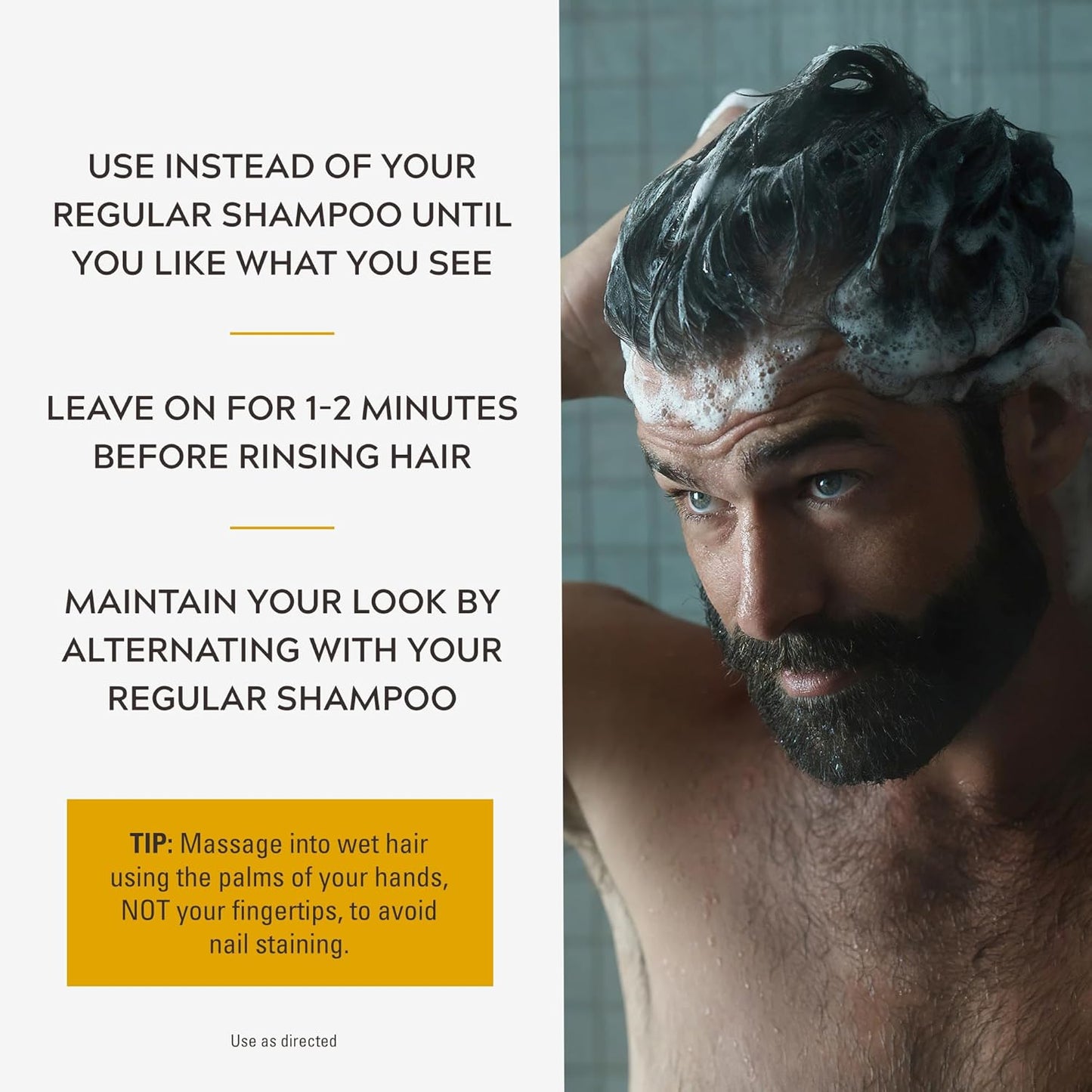 Just For Men Control GX 2-in-1 Shampoo & Conditioner, Gradually & Permanently Reduces Grey Hair With Each Wash – All Shades, 118 ml
