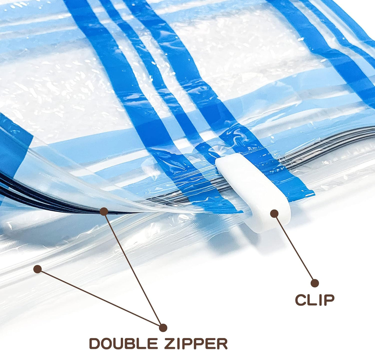STORAGE MASTER Vacuum Storage Bags, 8-pack Jumbo Size Space Saver Bags 80% More Storage Space with Hand Pump (Jumbo 8 Pack)