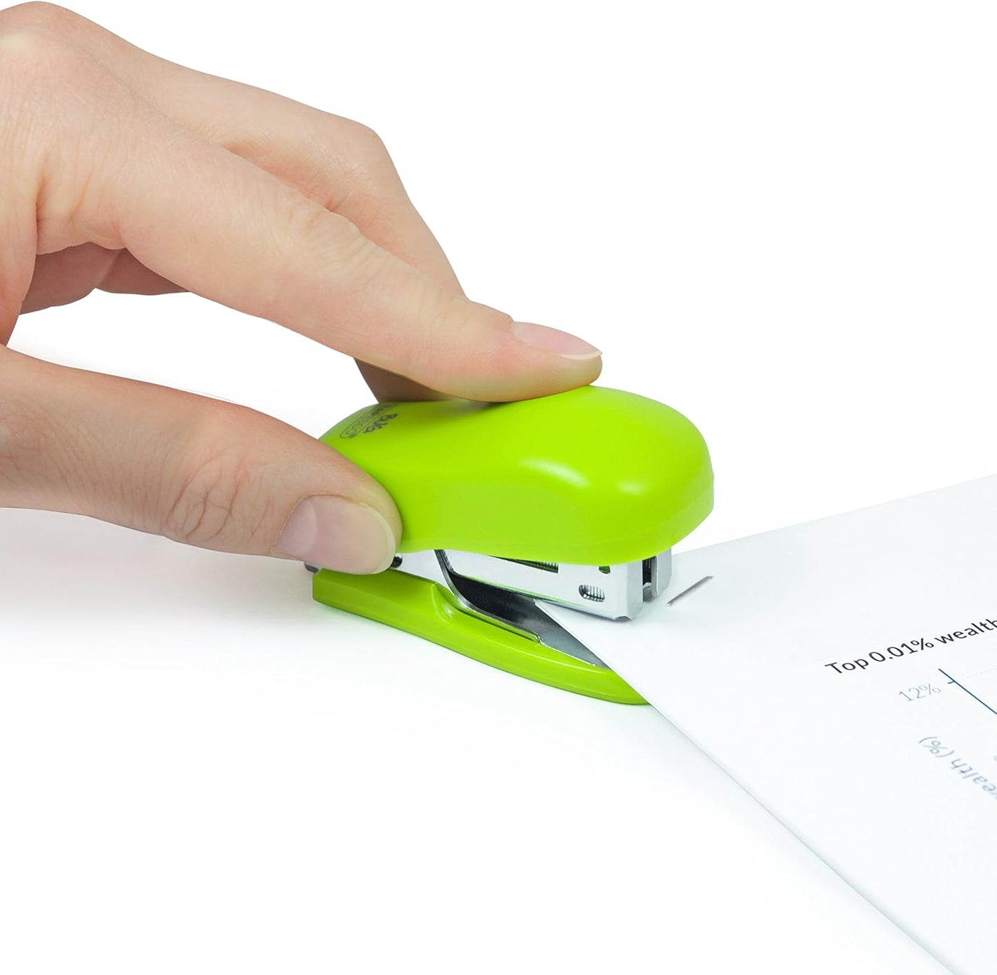 Rapesco 1411 Bug Mini Stapler with 1000 x 26/6mm Staples, Green