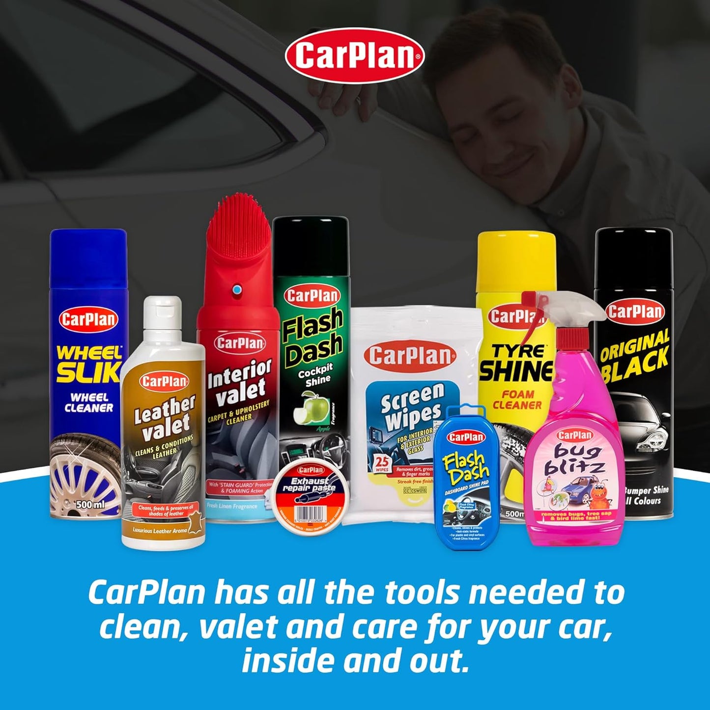 CarPlan All Seasons Ready Mixed Screen Wash, Removes Dirt, Grime, Prevents Freezing, 5 Litres