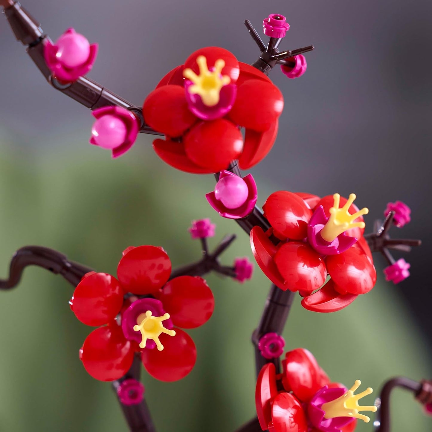 LEGO Botanicals Plum Blossom Set For Adults - Artificial Flowers for Indoor - Gifts for Mothers - Home Office Decor Display Piece incl. a Buildable Flowerpot - Botanical Collection - 10369
