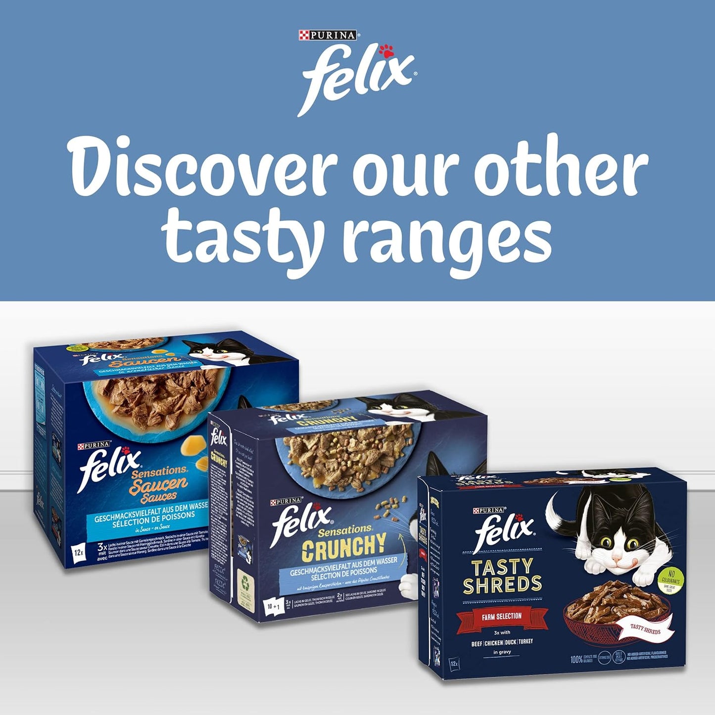 FELIX Original Mixed Selection in Jelly Wet Cat Food 40x85g