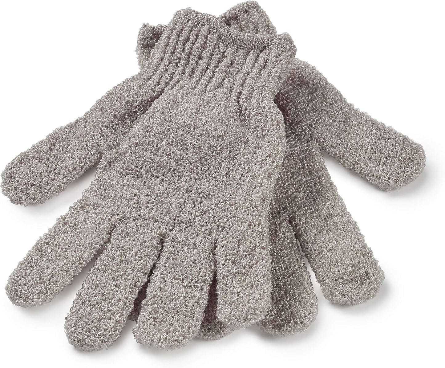Manicare Exfoliating Gloves, Shower Bath Spa, Cleansing, Washing, Exfoliating Wash Mitt, Loofah, Good For Circulation, Cellulite, Ingrown Hair And Dry Dead Skin Removal, Self-Tan Application, One Size