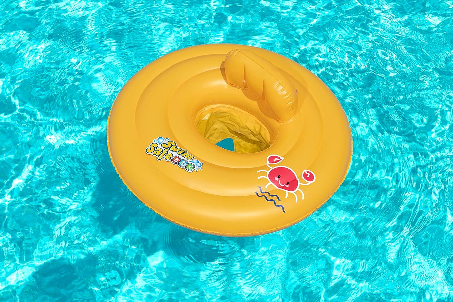 Bestway Swimming Float Inflatable for Infants | Round 3-Ring Inflatable Baby Boat Float for Toddlers Boys and Girls, Ages 0-12 Months