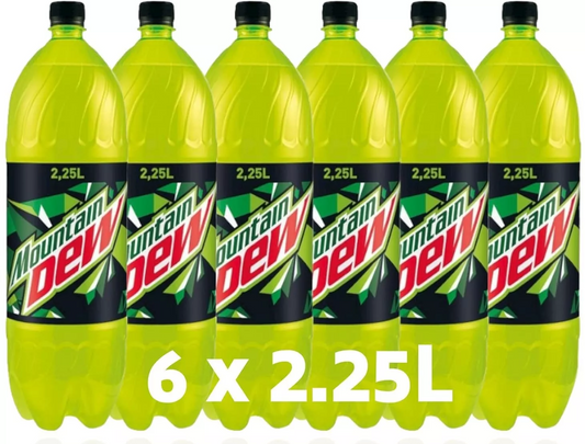 Mountain Dew Bold Lemon-Lime Flavour | 6 x 2.25L